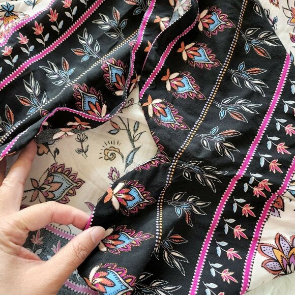 Beach Lunch Lounge Womens Spring Floral Vacay Dress‎ sz Large - Picture 8 of 10